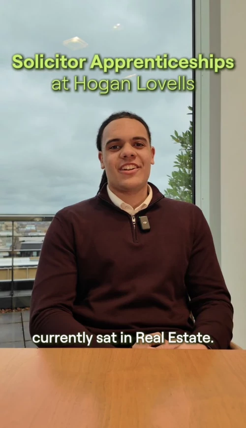 Hear from two of our current solicitor apprentices about their roles, the benefits, and what to expect. Start your journey to becoming an exceptional lawyer with our six-year programme of wor