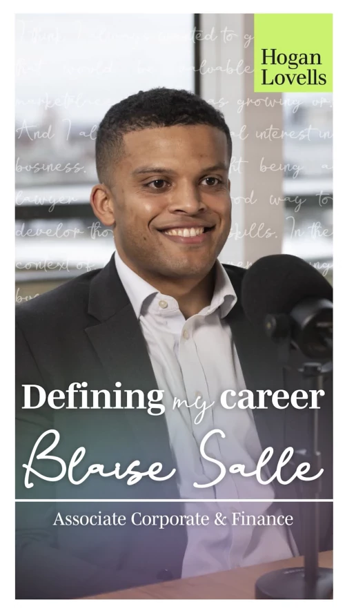 Corporate law isn’t always what people expect.  In this film, Blaise, an Associate in our London office, talks through what the role really involves - advising clients, shaping negotiation st